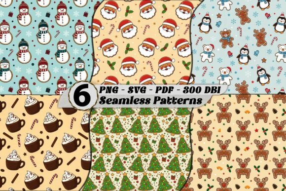 Christmas Cookie Seamless Patterns: A Strategic Asset for Holiday Branding and Design Efficiency