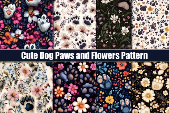 Cute Dog Paws and Flowers Patterns: A Practical Guide to Using Digital Assets Effectively