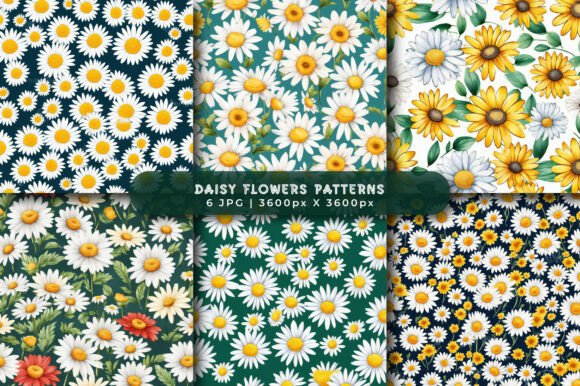 Daisy Flowers Patterns: Elevating Your Creative Projects with Digital Ease