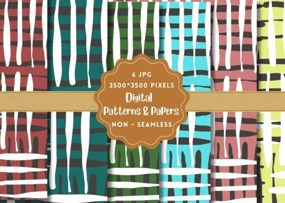 Doodles Digital Paper Patterns – High-Resolution Creative Assets for Print and Digital Use