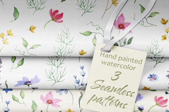 Elegant Watercolor Floral Patterns Set: A Comprehensive Guide to Seamless Botanical Design