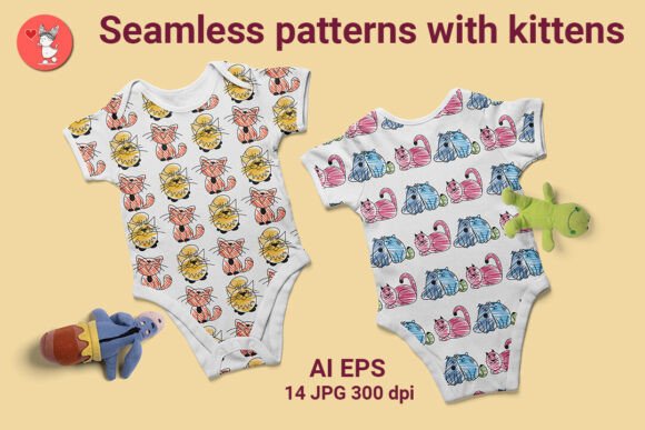 Seamless Patterns with Kittens: A Creative Boost for Designers and Crafters