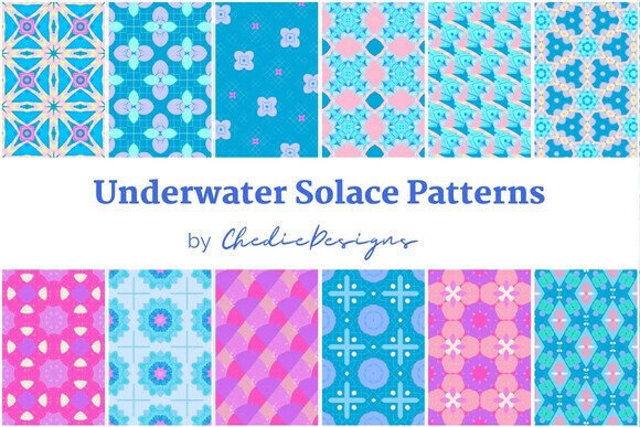 Underwater Solace Surface Patterns: A Versatile Design Resource for Modern Creatives