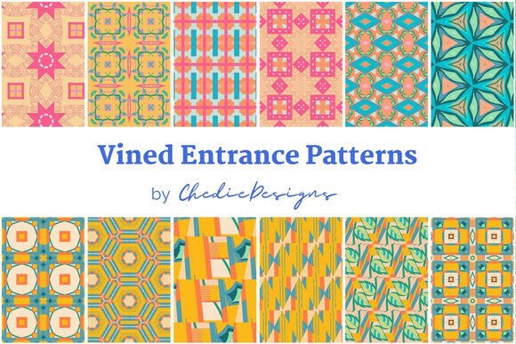 Vined Entrance Surface Patterns: Creative Versatility in Design